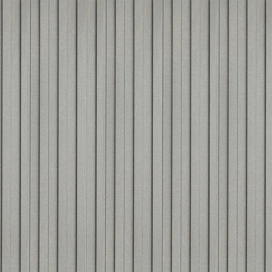 WPC Fluted Panels, Light Gray, 10 Panels x 9 feet long.