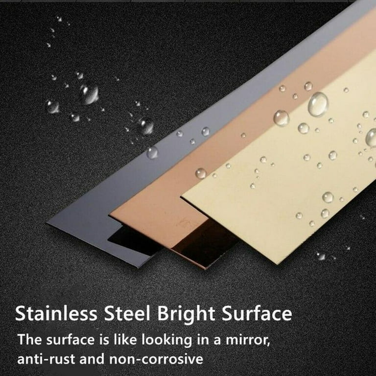 WPC I shape stainless steel trim, 9 Feet long