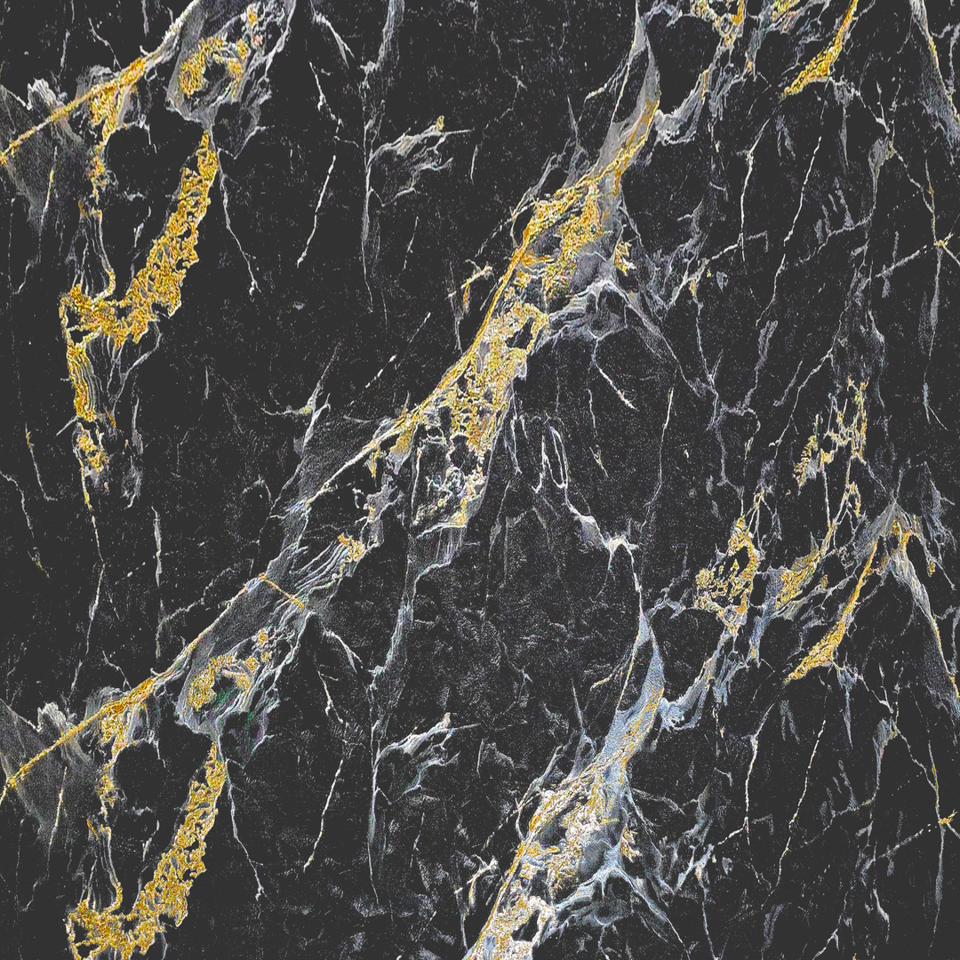 Papier peint Cygne, veines marbrées noires, 42 po x 610 po, 1 rouleau