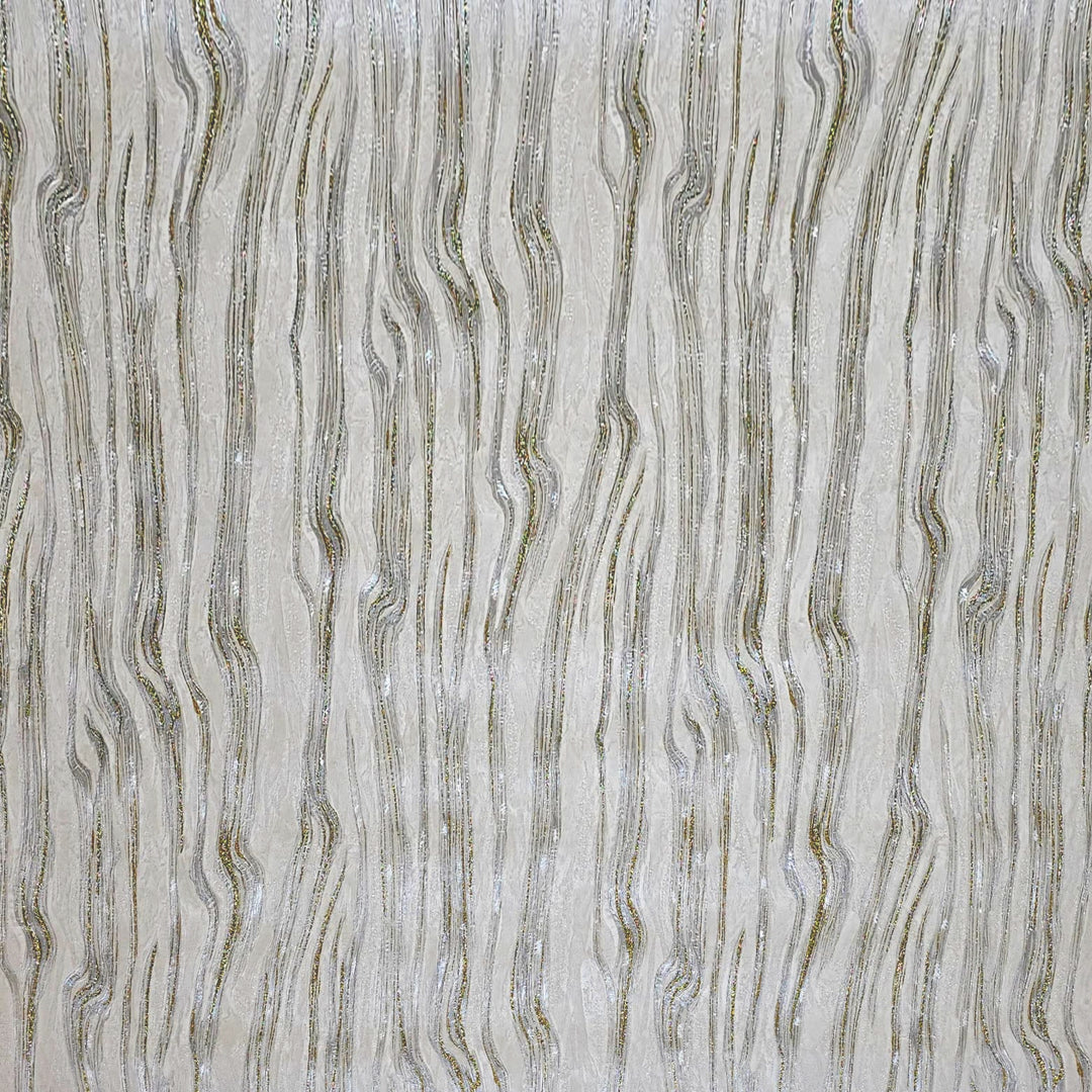 Papier peint Cygne, vague soyeuse, 42 po x 610 po. 1 rouleau