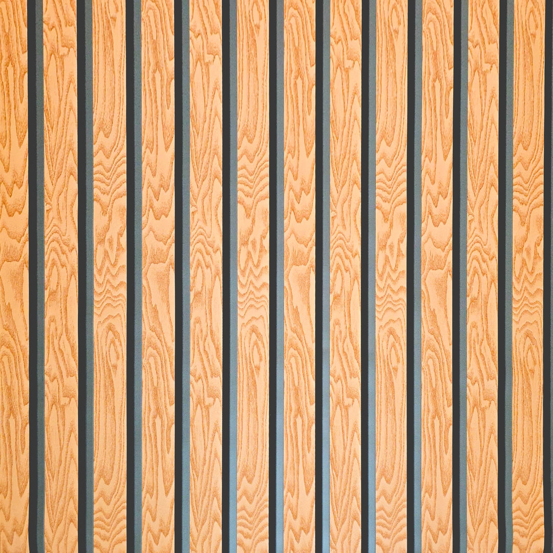 Papier peint Cygne, lattes en bois, 42 po x 610 po, 1 rouleau