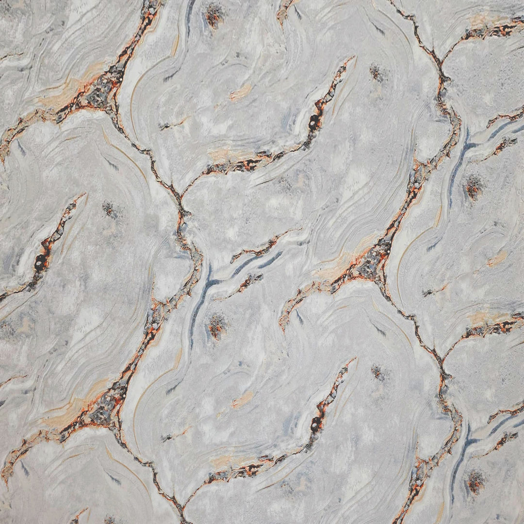 Papier peint Cygne, coulée de lave, 42 po x 610 po. 1 rouleau