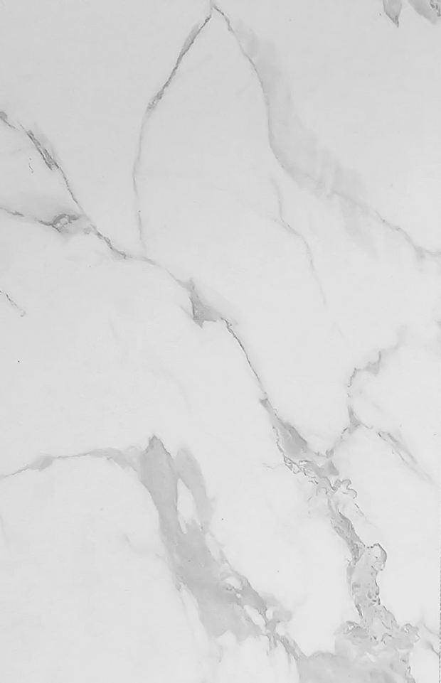UV Marble Sheets, White Elegance 8mm, 1 Sheet, 4 X 9 Feet