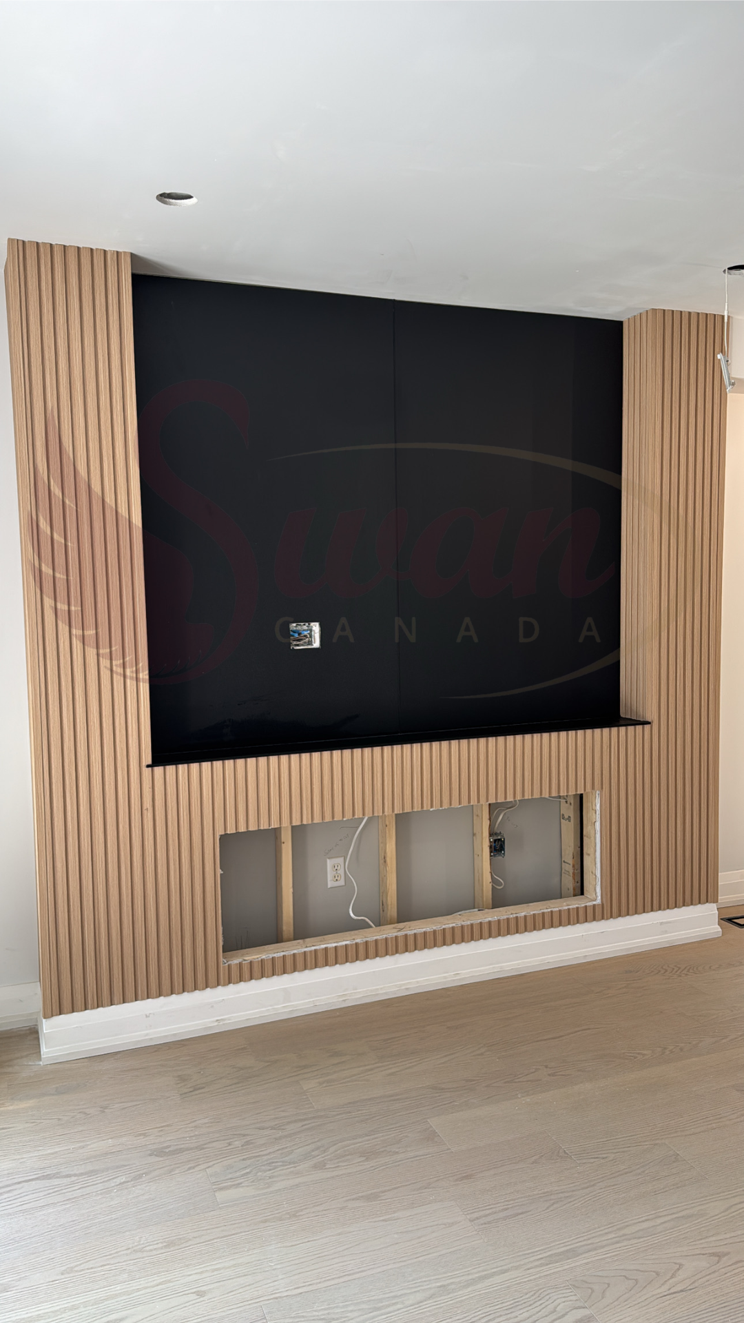WPC Fluted Panels, Sandy Birch, 10 Panels x 9 feet long.