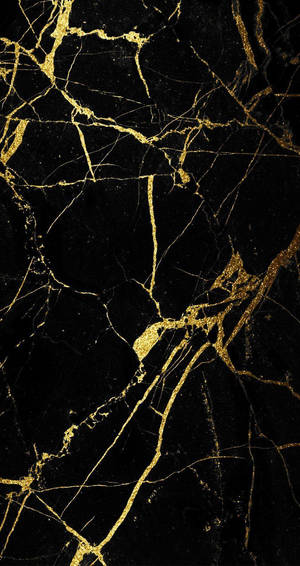 Feuilles de marbre UV, veinées d'or noir, 1 feuille, 4 x 9 pieds