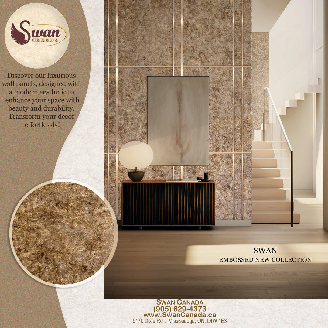 Panneau gaufré, bronze texturé, 1 feuille, 4 x 9 pieds