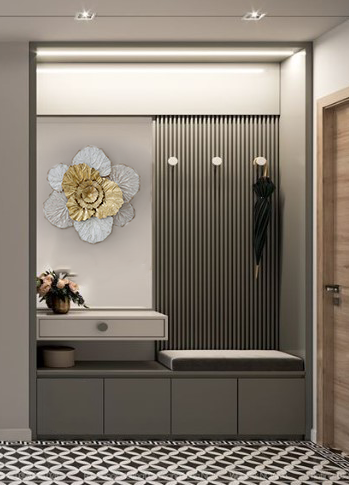 Décoration murale, décoration murale en fleur de lotus, 25,75 po x 26,25 po, 1 pièce