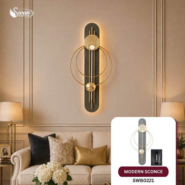 Décoration murale, applique murale moderne, 16,5 po x 35,25 po, 1 pièce