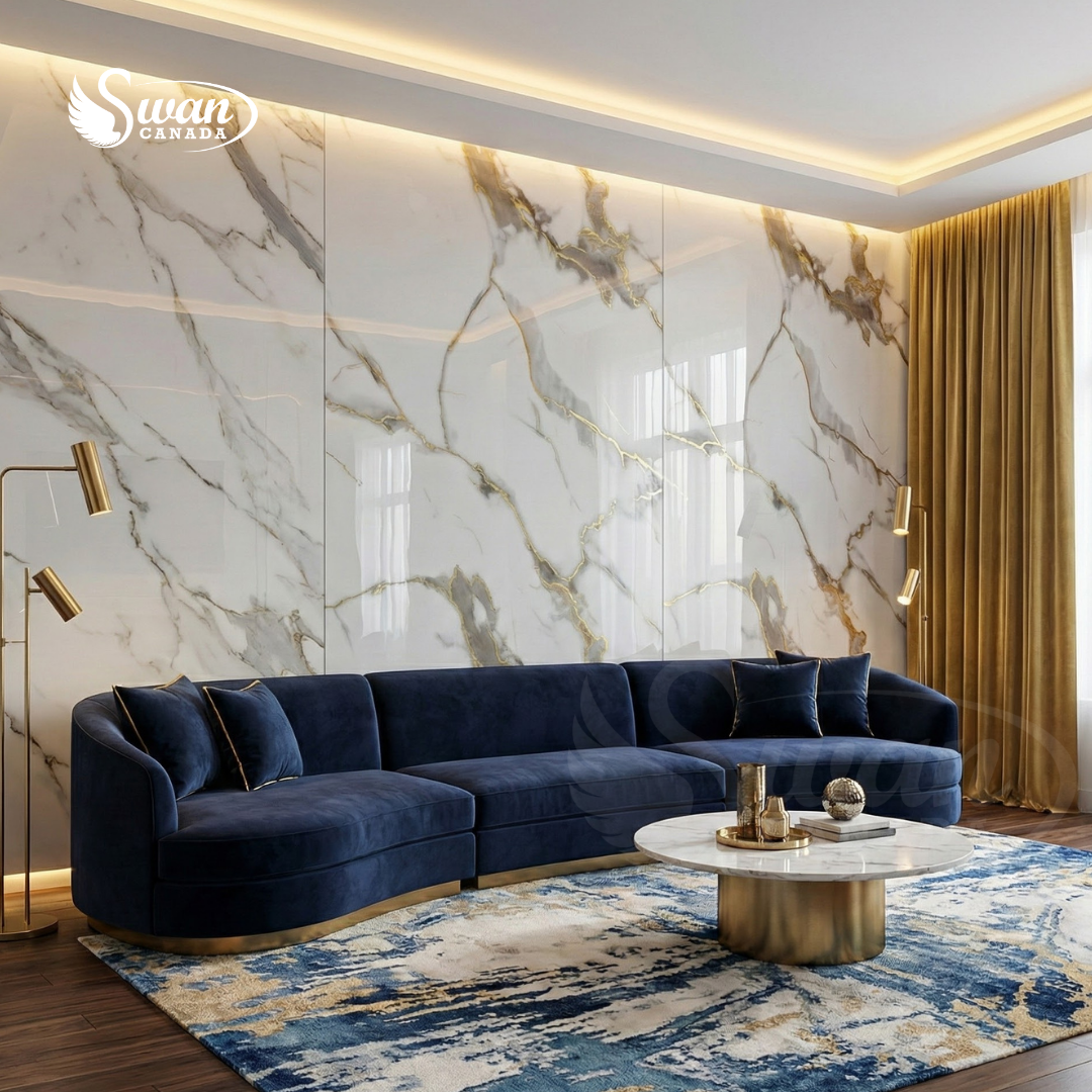 UV Marble Sheets, Royal Streak, 1 Sheet, 4 X 9 Feet