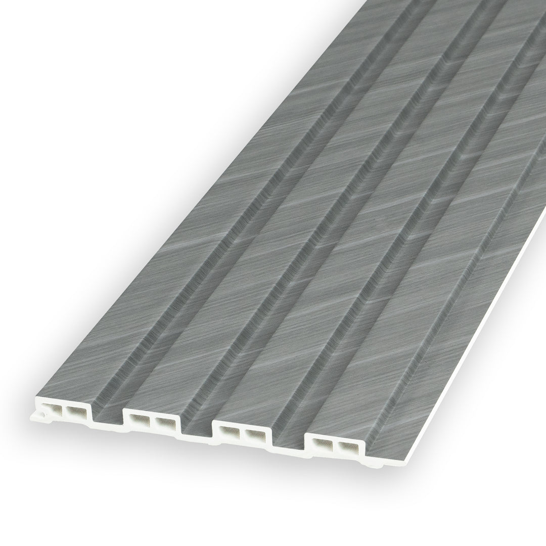 WPC Fluted Panels, Ash Wood, 10 Panels x 9 feet long.