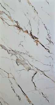 UV Marble Sheets, Earthy Veins, 1 Sheet, 4 X 9 Feet