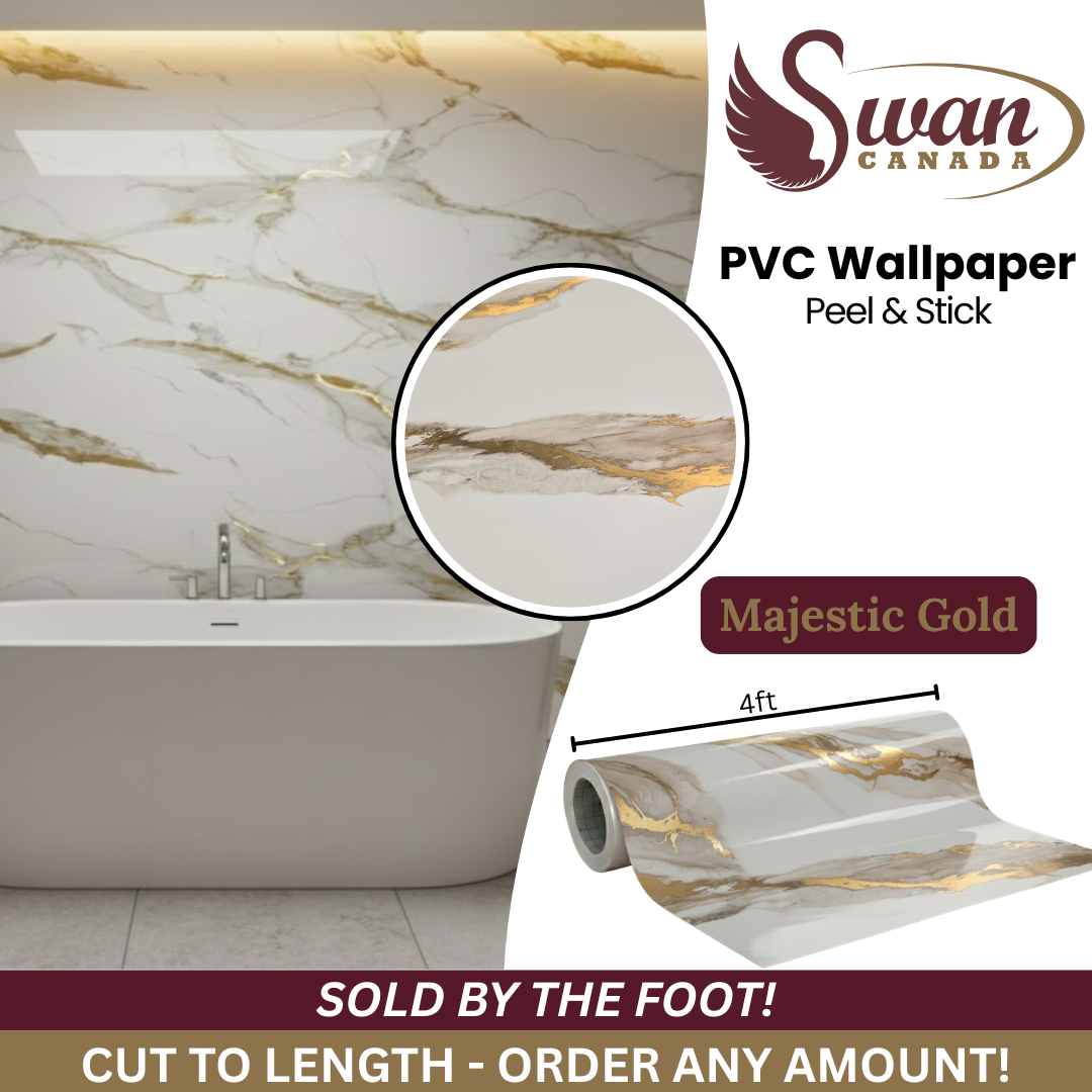 PVC Wallpaper Sticker, Majestic Gold