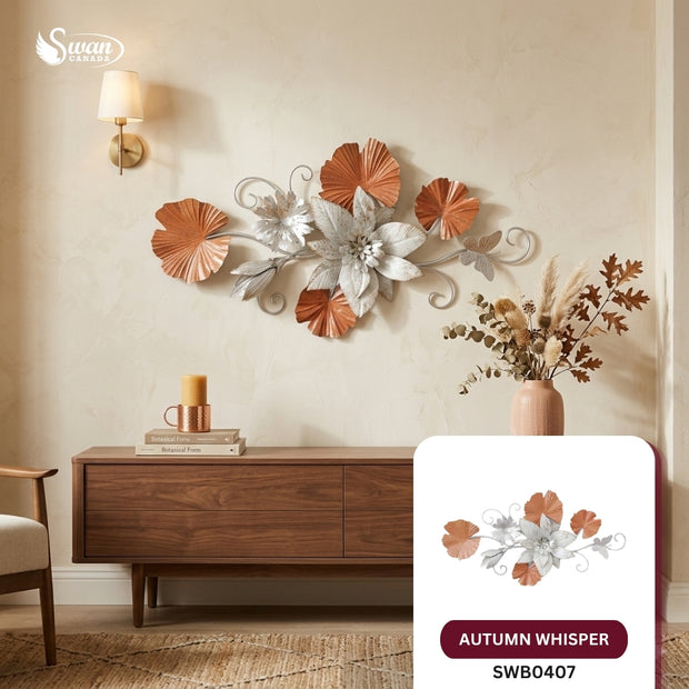 Décoration murale décorative, décoration murale Autumn Whisper, 32,75 po x 17 po, 1 pièce