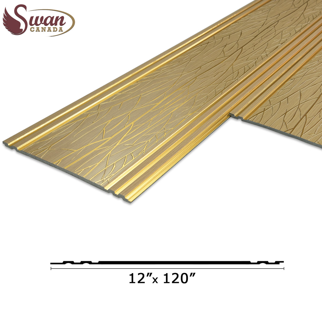PS Fluted Panels, Maple Roots, 10 Panels x 10 feet long.