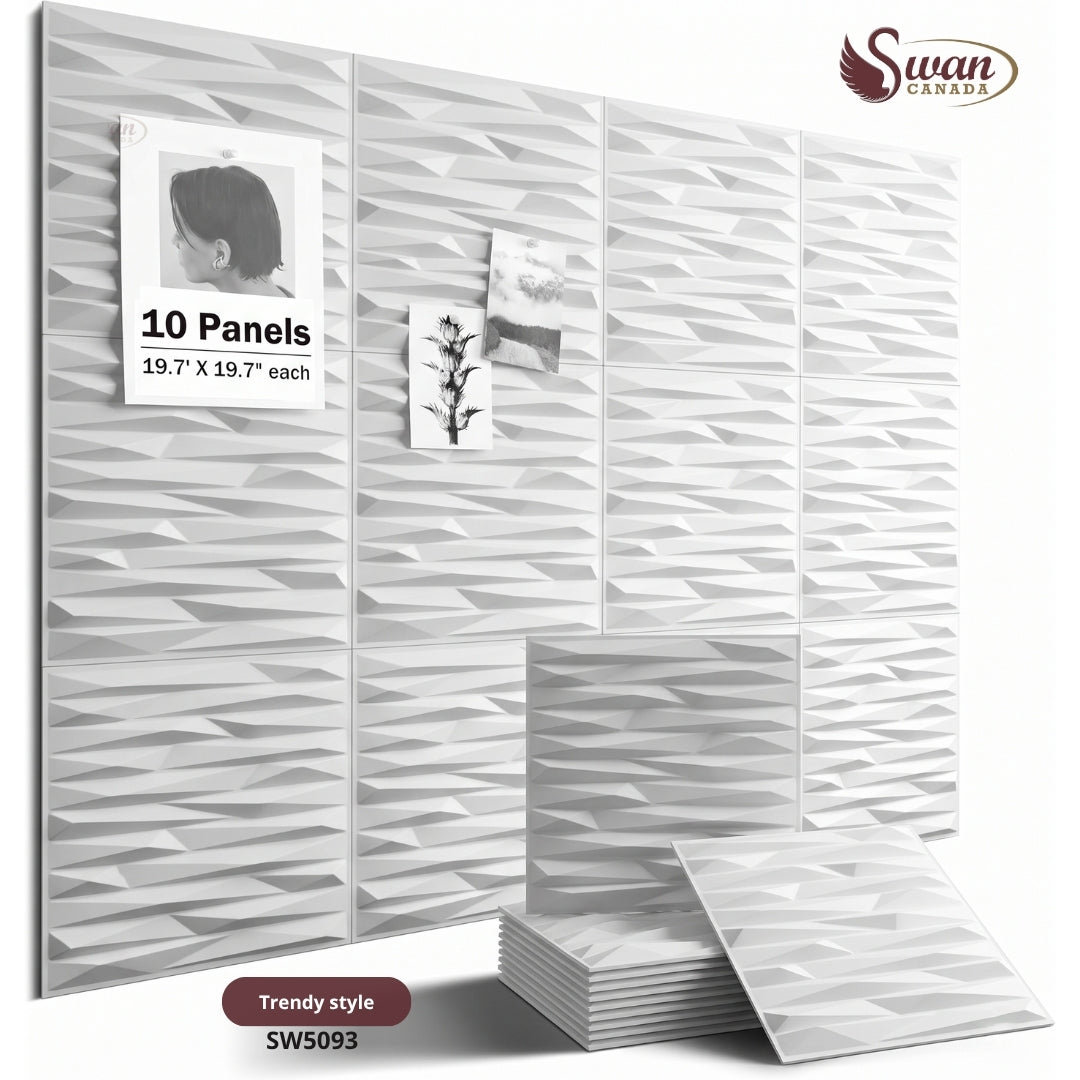 3D Wall Panels, Trendy style, 19.7" x 19.7"