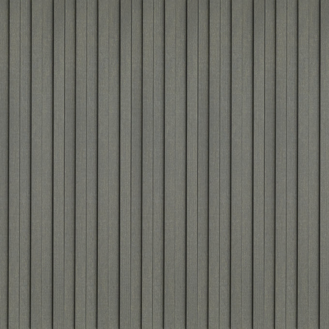 WPC Fluted Panels, Dark Gray, 10 Panels x 9 feet long.