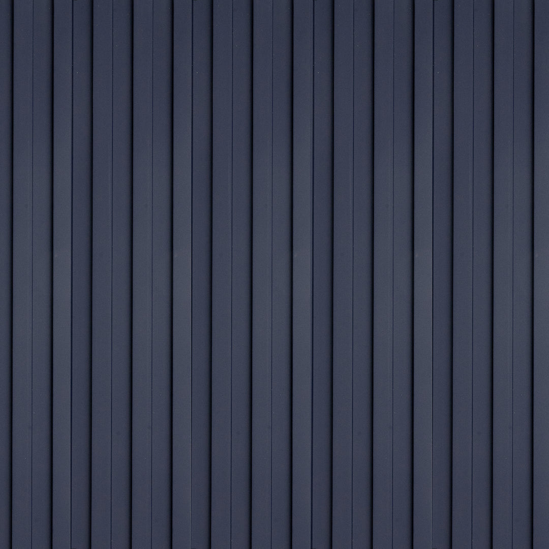 WPC Fluted Panels, Purplish Blue 10 Panels x 9 feet long.