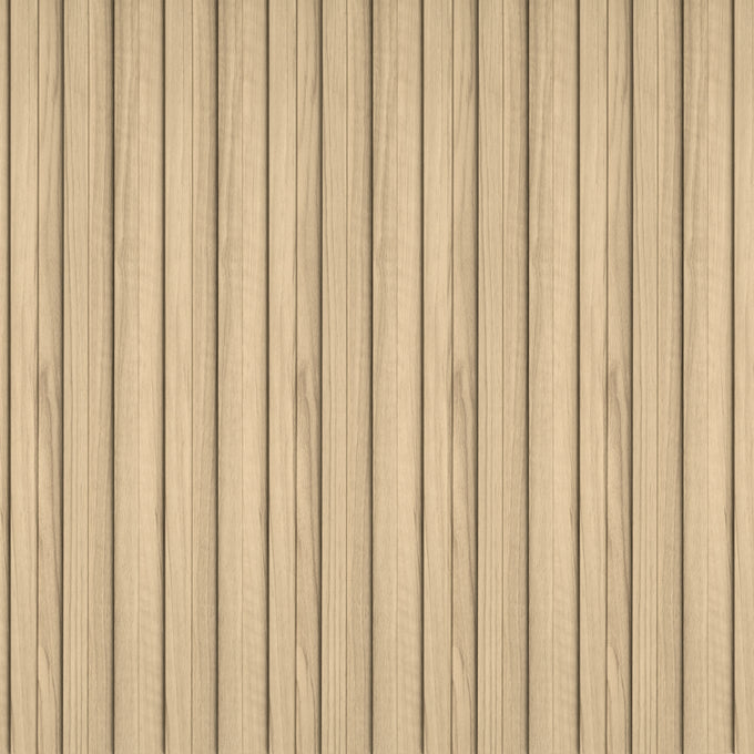 WPC Fluted Panels, Sandy Wood, 10 Panels x 9 feet long.