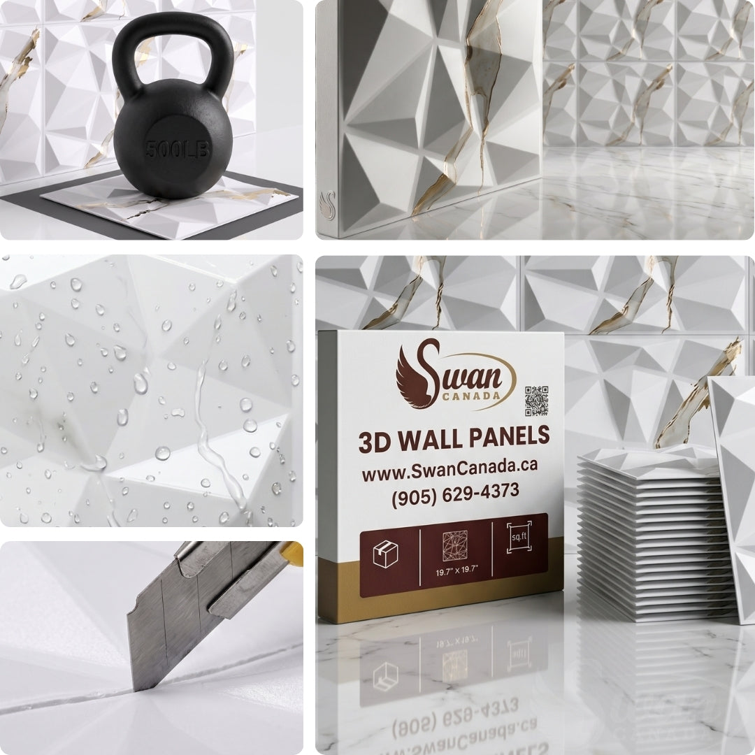 3D Wall Panels, Trendy style, 19.7" x 19.7"