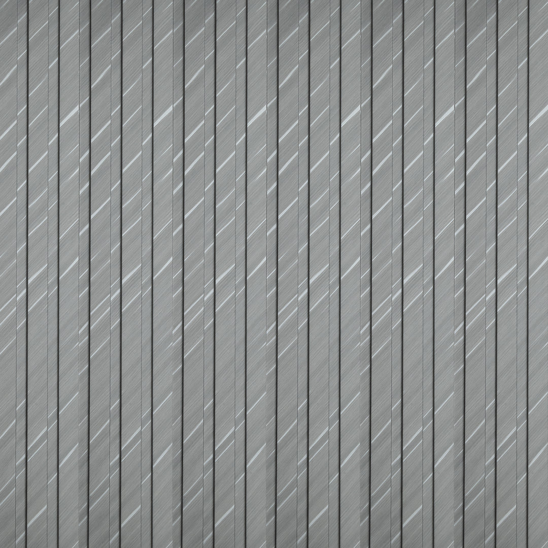 WPC Fluted Panels, Ash Wood, 10 Panels x 9 feet long.