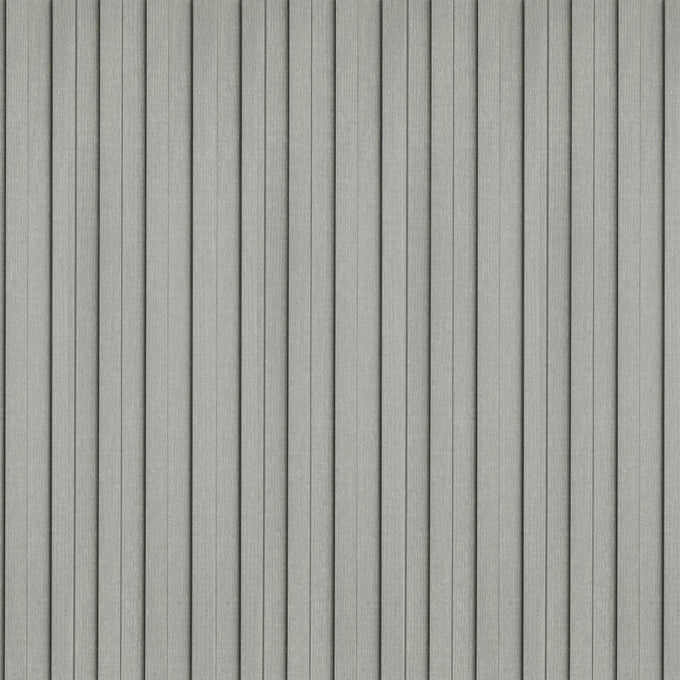 WPC Fluted Panels, Light Gray, 10 Panels x 9 feet long.