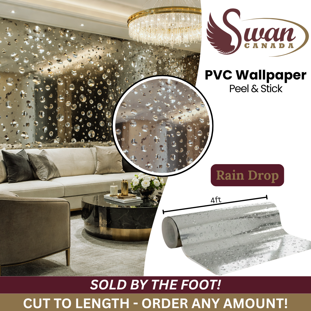 PVC Wallpaper Sticker, Rain Drop