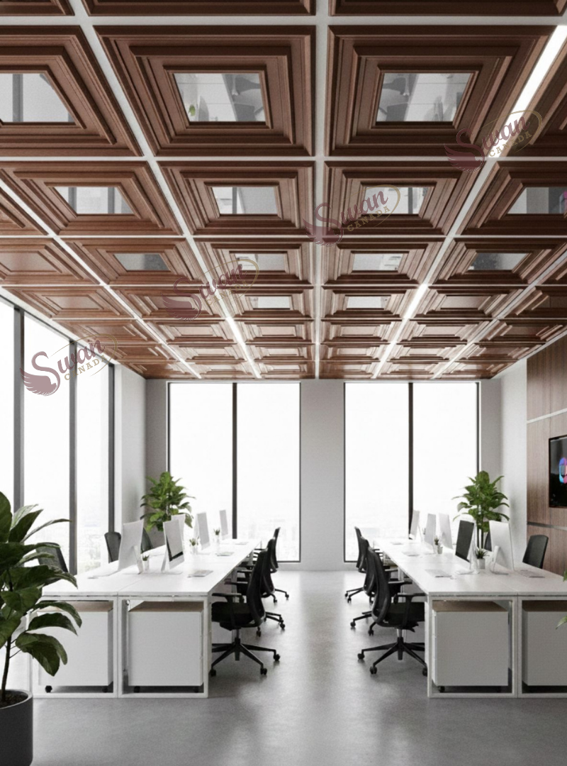 3D Wall Panels, Red Copper, 24" x 24"