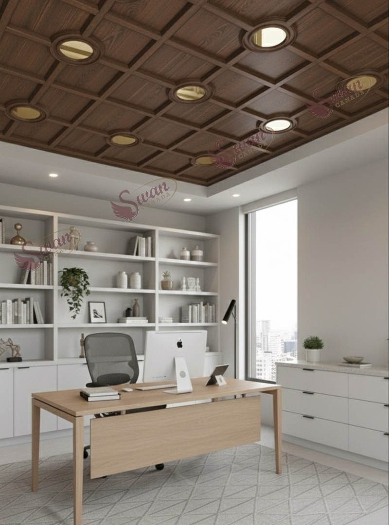 3D Wall Panels, Walnut Brown, 24" x 24"