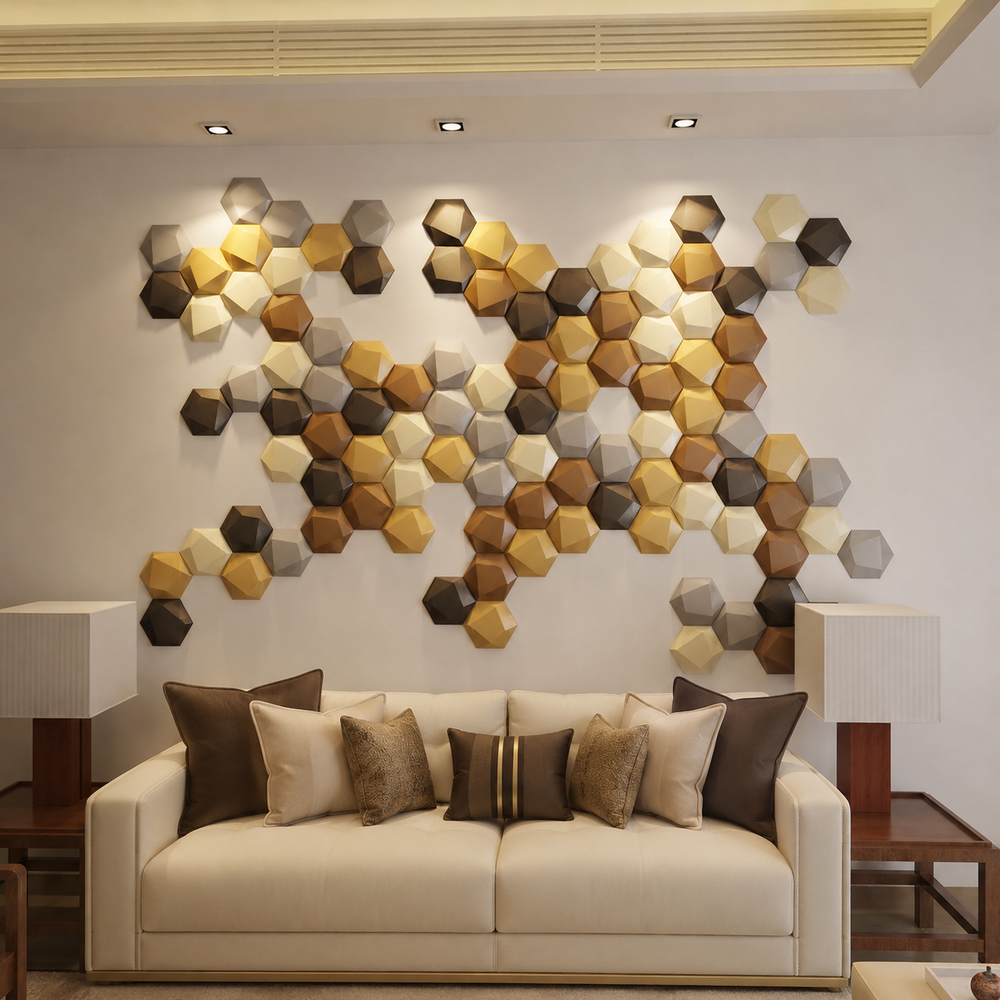 Hexagon Leather Design
