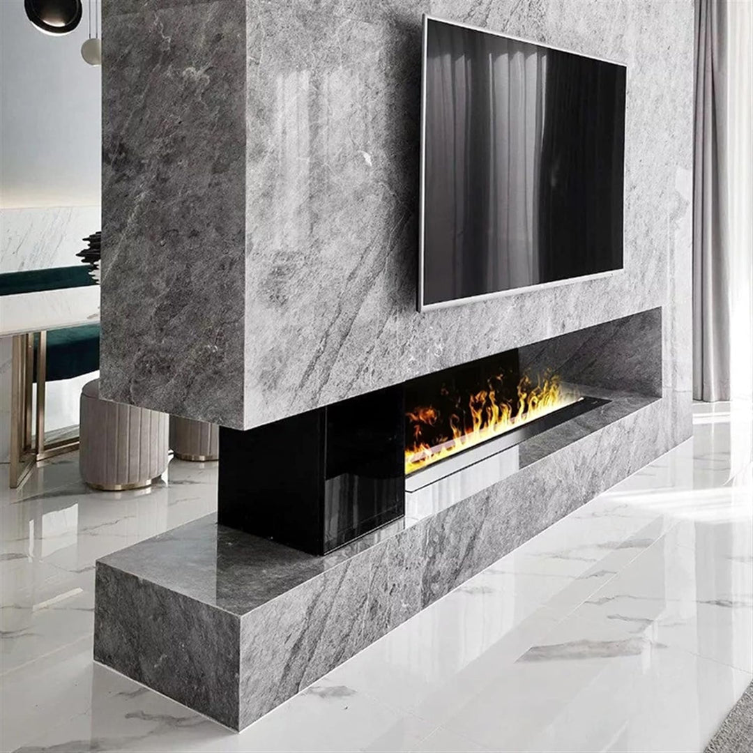 3D Water Vapor Fireplace, Smart Electric flame Fireplace, 40-In Length