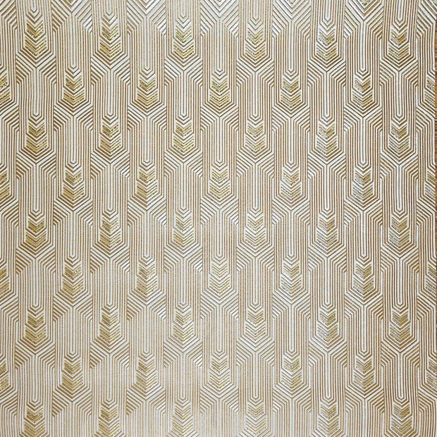 Swan Wallpaper, Golden Deco, 42in X 610in. 1 Roll