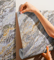 Swan Wallpaper, Rustic Stone, 42in X 610in. 1 Roll