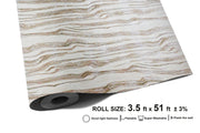 Swan Wallpaper, Bronze Wave, 42in X 610in. 1 Roll