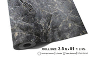Swan Wallpaper, Charcoal Scratch, 42in X 610in. 1 Roll