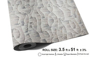Swan Wallpaper, Cloudy Streams, 42in X 610in. 1 Roll