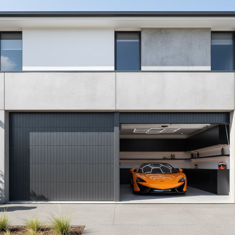 Garage Door Feature Wall