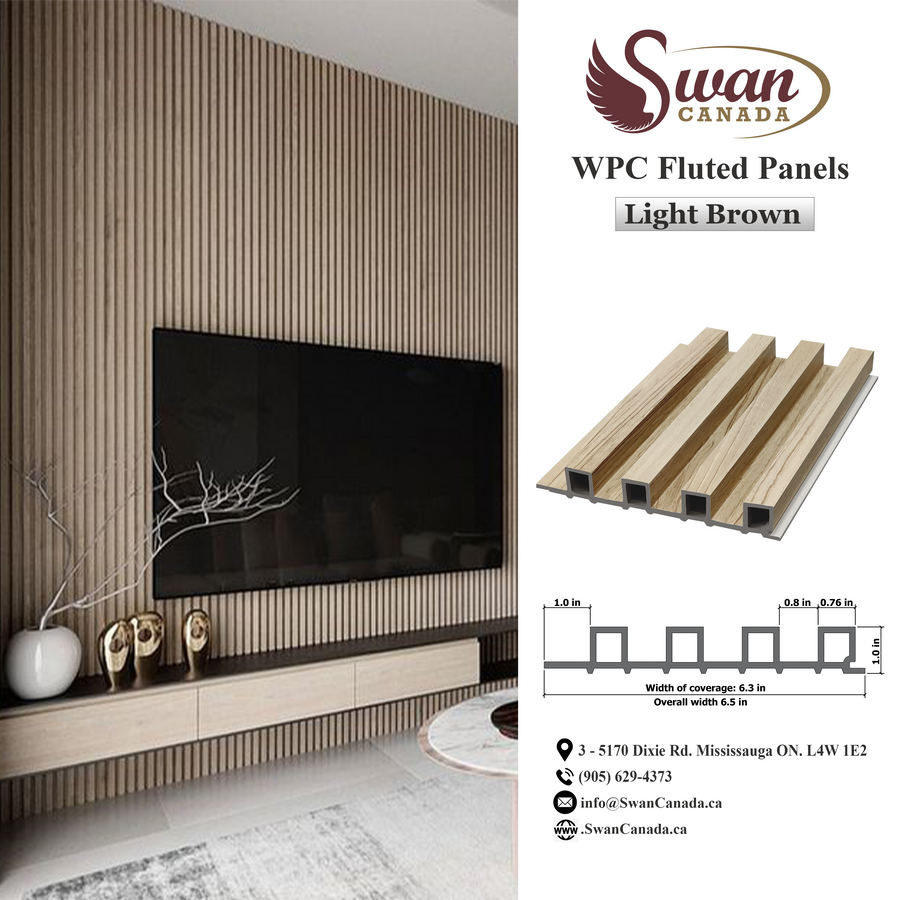 WPC Slat Wall Panel Sample Pack - Max 4 Samples per Order – Swan Canada