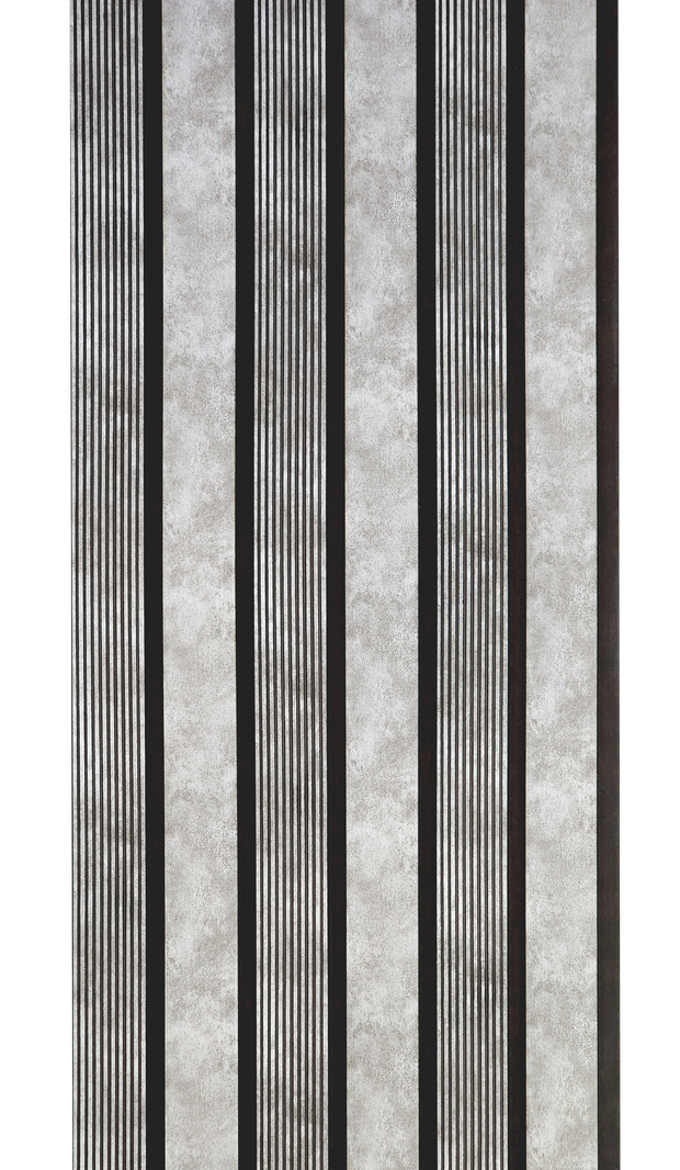 PS Fluted Panels, Black & Greyish, 108-in X 4.75-in X 10 panels