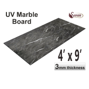 UV Marble Sheets, DARK CHARCOAL, 1 Sheet, 4 X 9 Feet