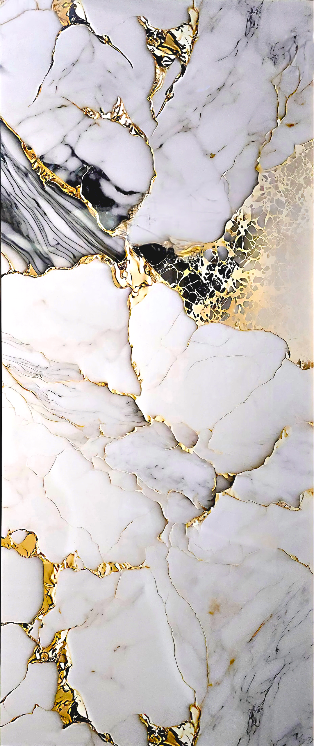 UV Marble Sheets, Golden Onyx Veined , 1 Sheet, 4 X 9 Feet