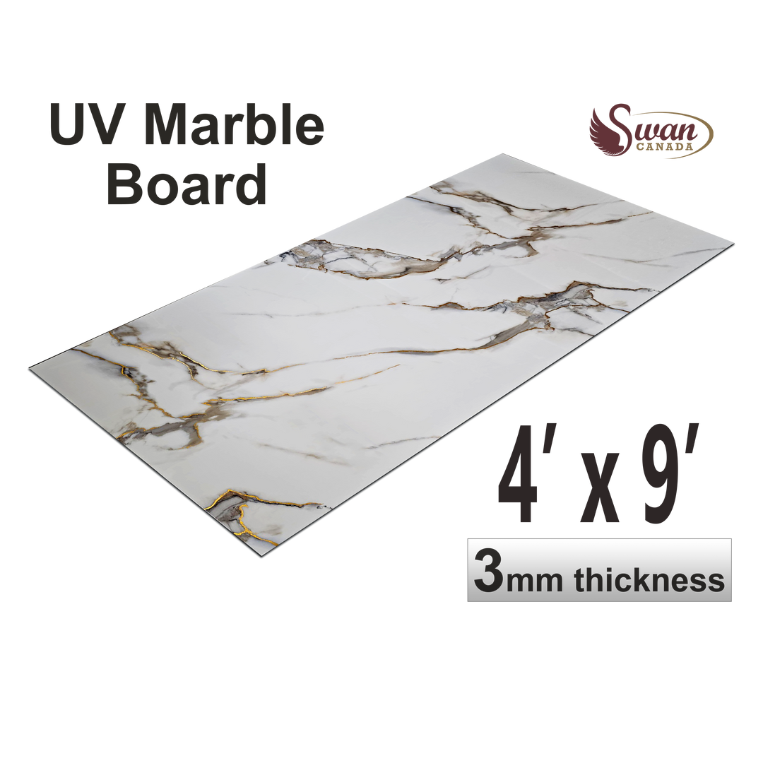 UV Marble Sheets, Royal Streak, 1 Sheet, 4 X 9 Feet