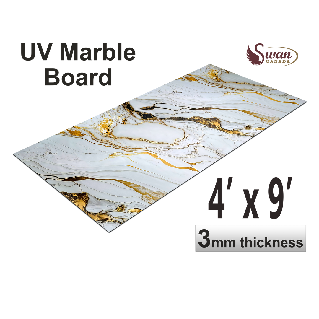 UV Marble Sheets, Golden Mirage, 1 Sheet, 4 X 9 Feet