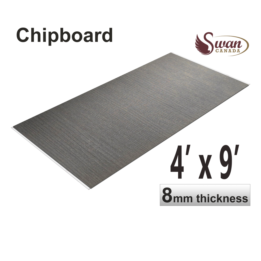 Chip Boards, Silver Brich, 1 Board, 4 X 9 Feet