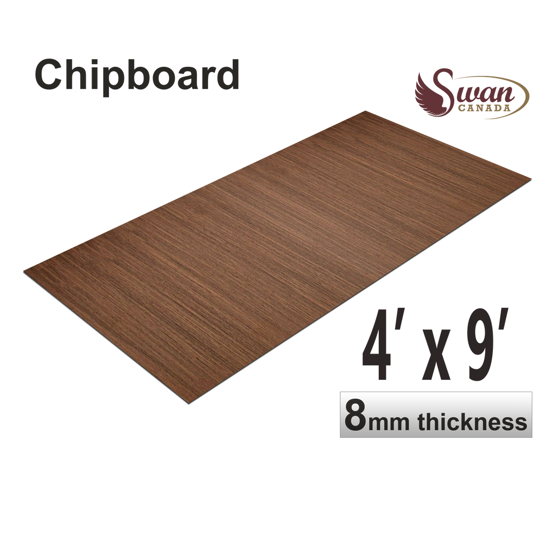 Chip Boards, Dark Brown, 1 Board, 4 X 9 Feet