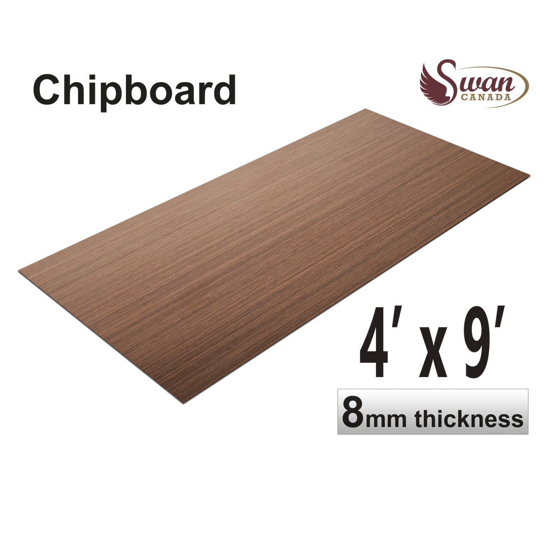 Chip Boards, Dark Brown, 1 Board, 4 X 9 Feet