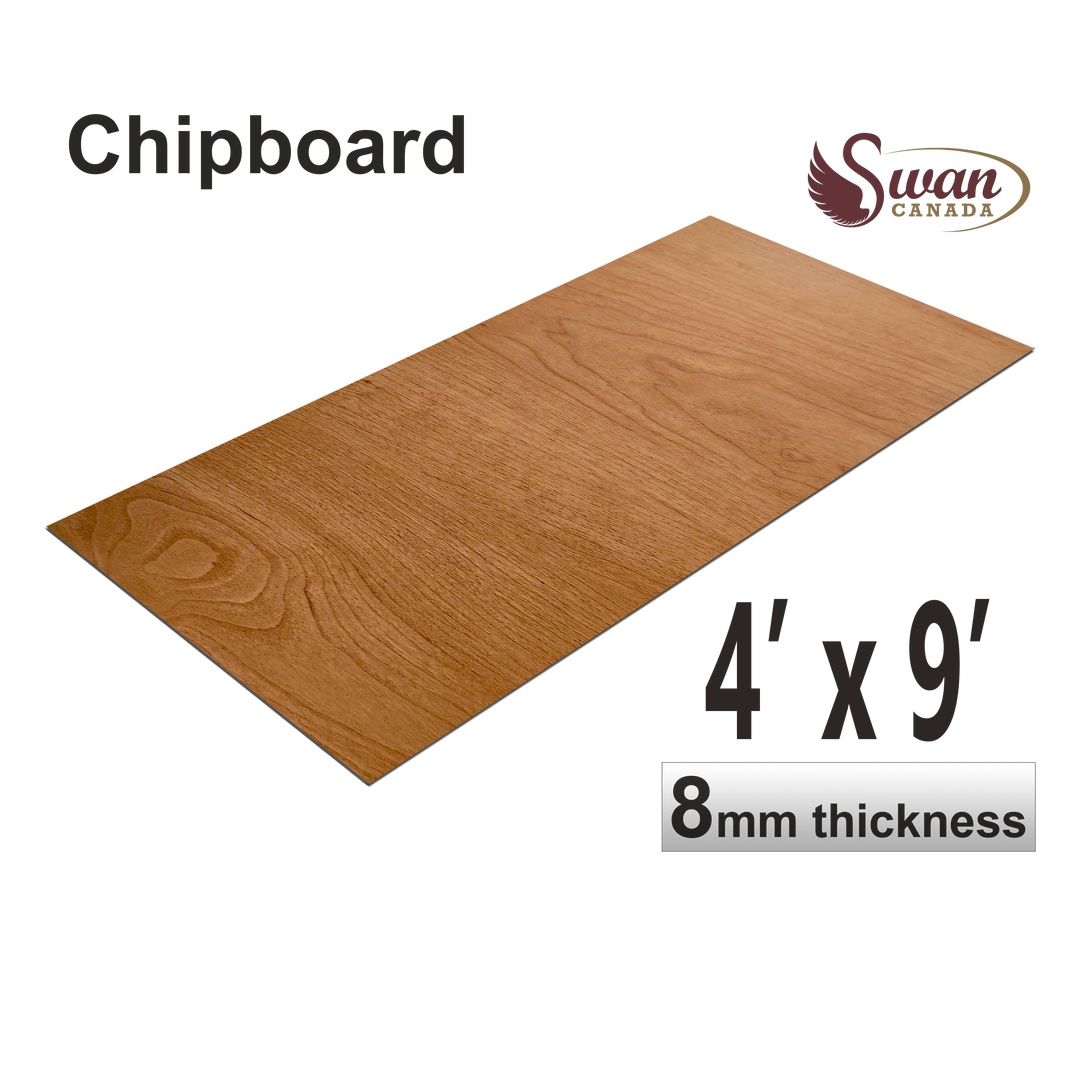 Chip Boards, Light Oak, 1 Board, 4 X 9 Feet