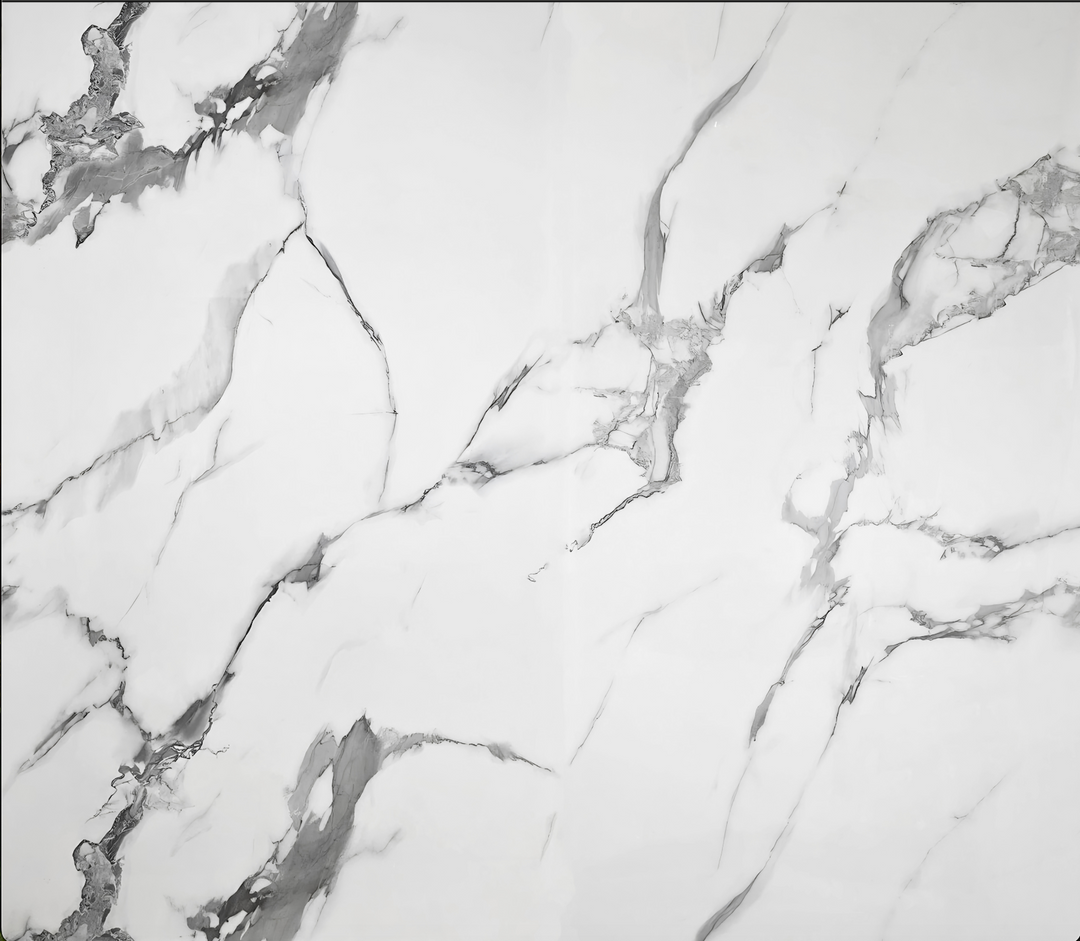 UV Marble Sheets, White Elegance Continuous, 2 Sheets