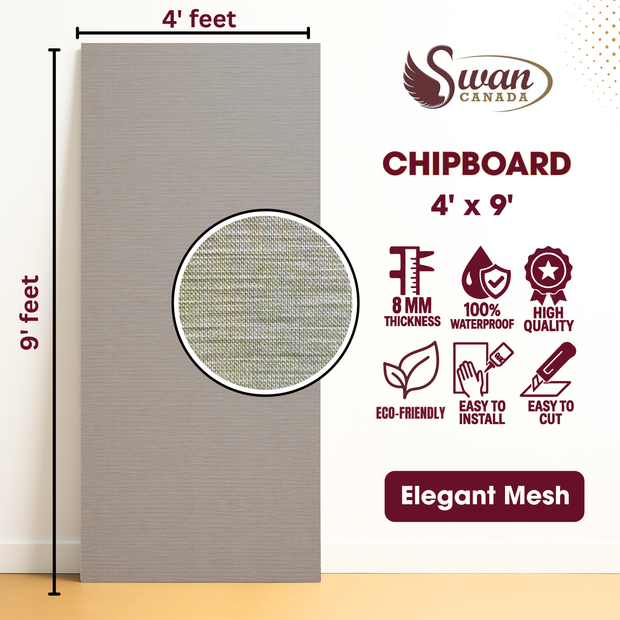 Chip Boards, Elegant Mesh, 1 Board, 4 X 9 Feet