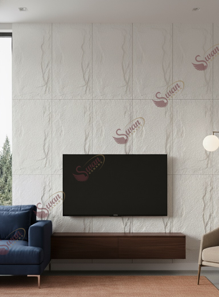 Panneau en relief, veines d'or Blackshi, 1 feuille, 4 x 9 pieds 