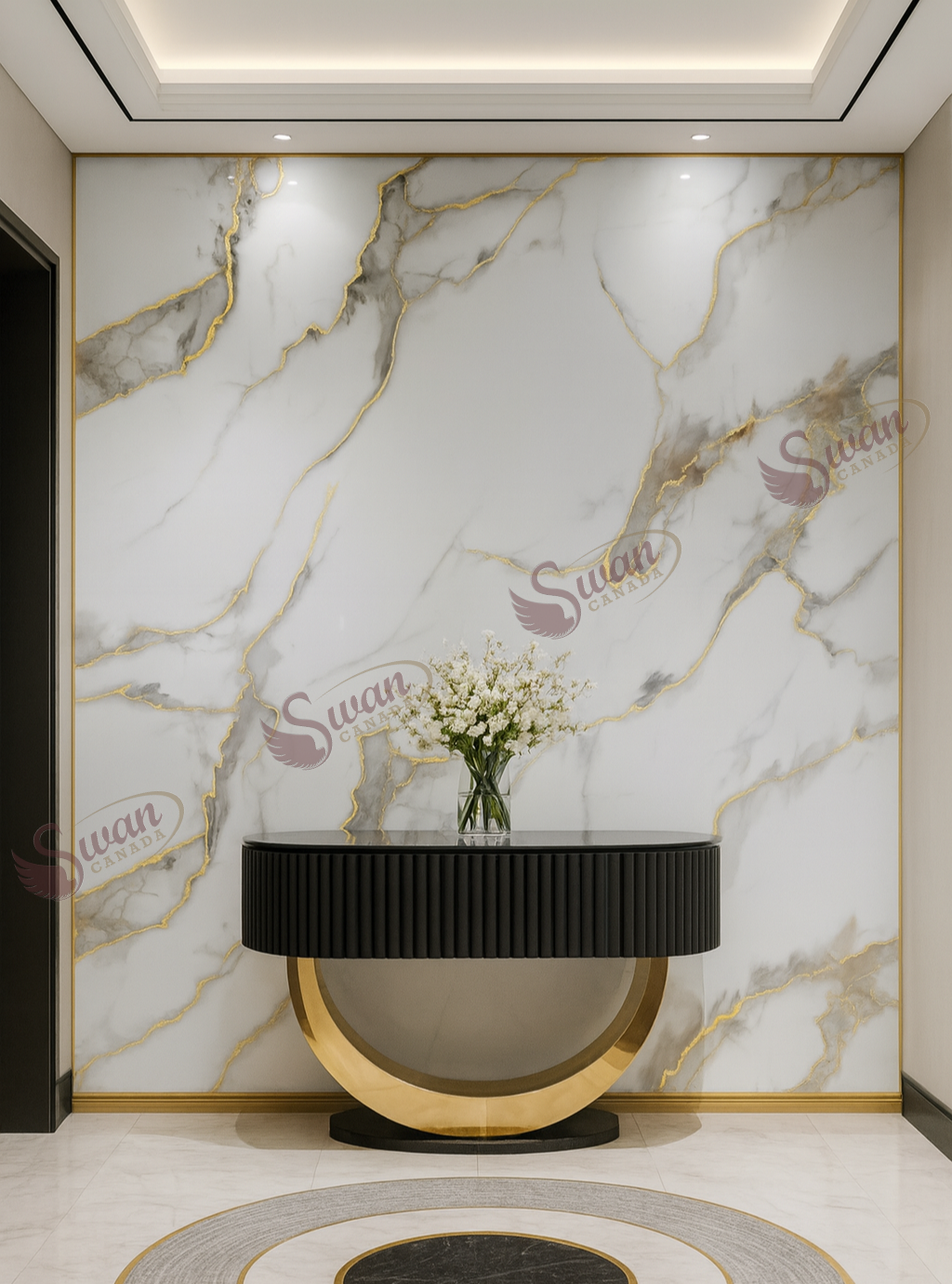 UV Marble Sheets, Royal Streak Continuous, 2 Sheets